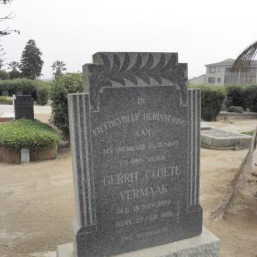 VERMAAK Gerrit Cloete 1906-1951