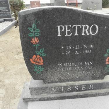 VISSER Petro 1933-1982