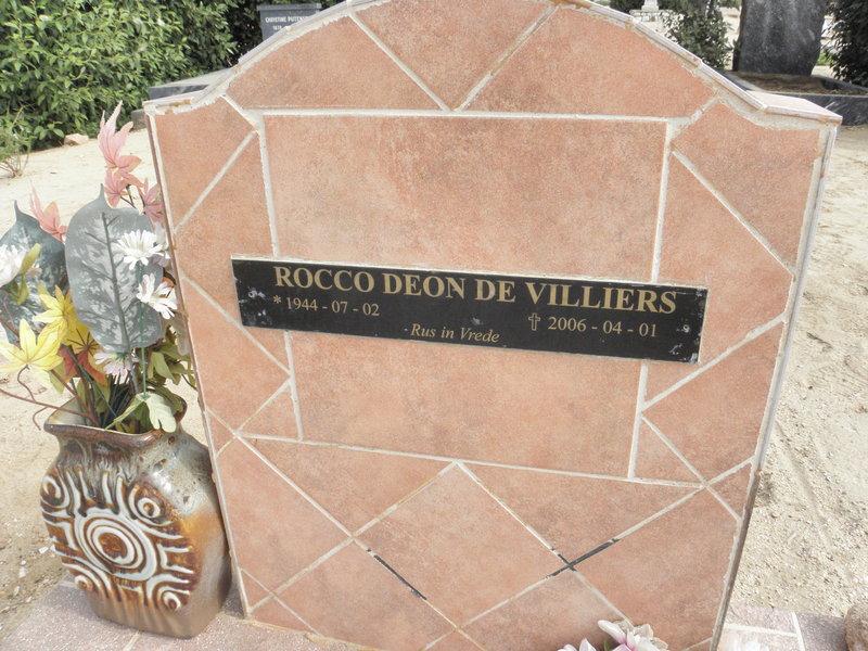 VILLIERS Rocco Deon, de 1944-2006