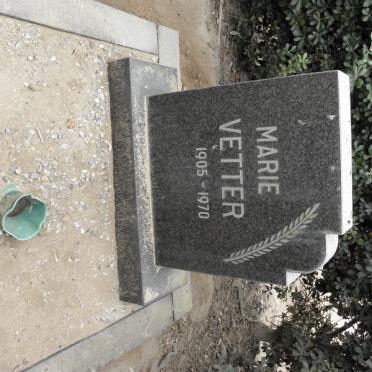 VETTER Marie 1905-1970