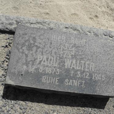 WALTER Paul 1873-1945