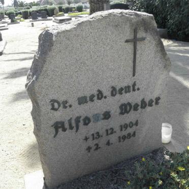WEBER Alfons 1904-1984