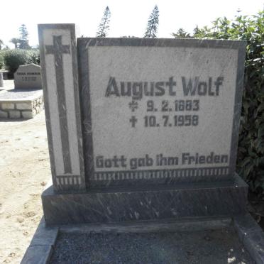 WOLF August 1883-1958 &amp; Sabine 1883-1950
