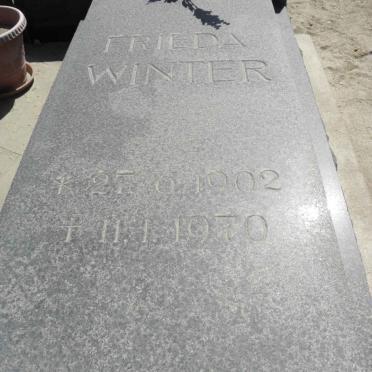 WINTER Adolf 1881-1960 &amp; Frieda 1902-1970