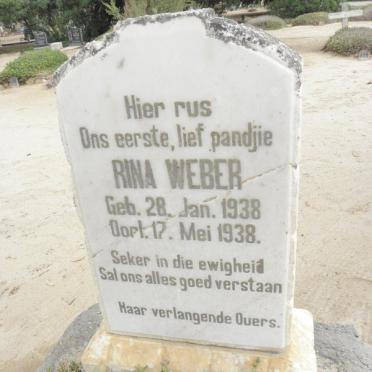 WEBER Rina 1938-1938
