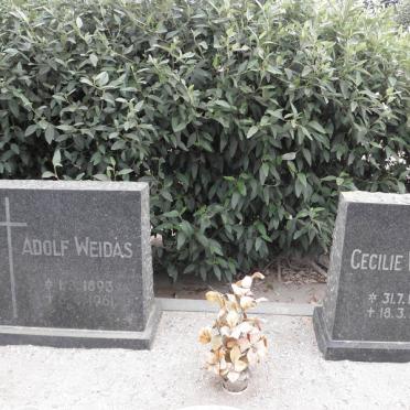 WEIDAS Adolf 1893-1961 &amp; Cecilie 1905-1977