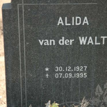WALT Alida, van der 1927-1995