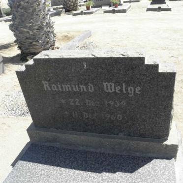 WELGE Raimund 1939-1960