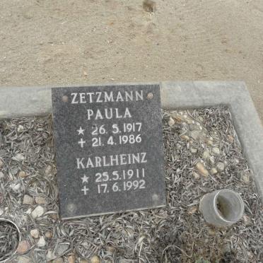 ZETZMANN Karlheinz 1911-1992 &amp; Paula 1917-1986