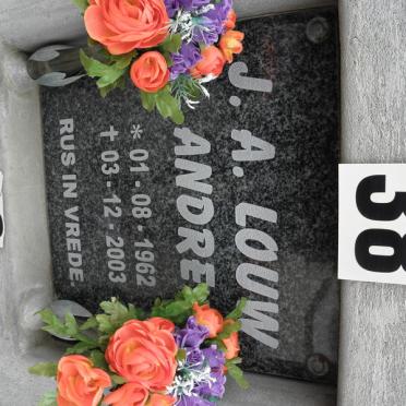 LOUW J.A. 1962-2003