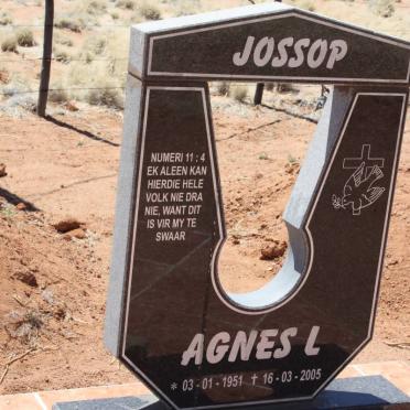 JOSSOP Agnes L. 1951-2005