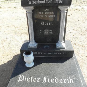 BRITS Pieter Frederick 1961-1987