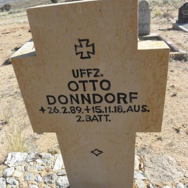 DONNDORF Otto 1889-1918