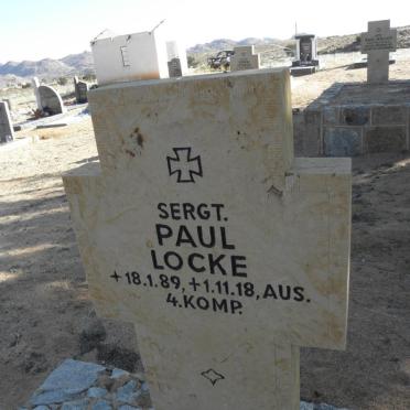 LOCKE Paul 1889-1918