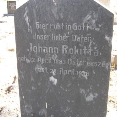 ROKITTA Johann 1883-1936