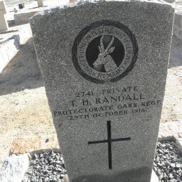 RANDALL T.H. -1918