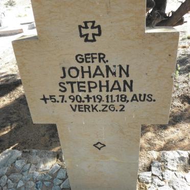 STEPHAN Johann 1890-1918