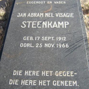 STEENKAMP Jan Abram Nel Visagie 1912-1966