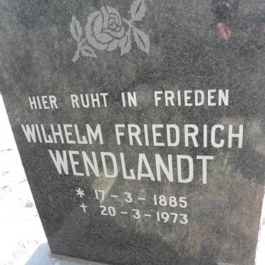 WENDLANDT Wilhelm Friedrich 1885-1973