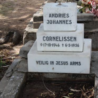 CORNELISSEN Andries Johannes 1946-1956