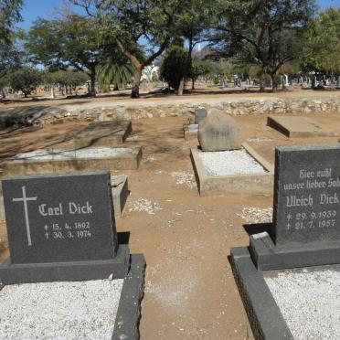 DICK Carl 1892-1974 :: DICK Ulrich 1939-1957