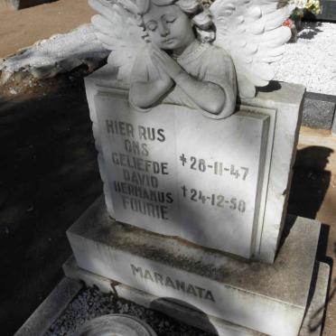 FOURIE David Hermanus 1947-1958