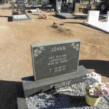 FOURIE Johan 1970-1991
