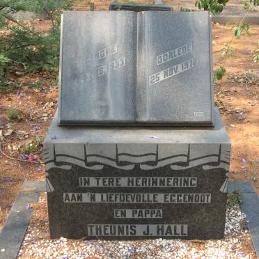 HALL Theunis J. 1933-1972