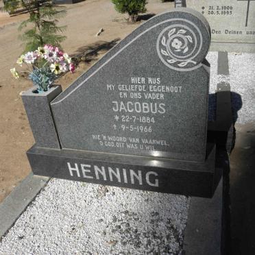 HENNING Jacobus 1884-1966