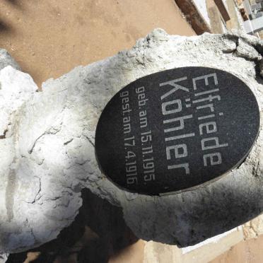 KÖHLER Elfriede 1915-1916