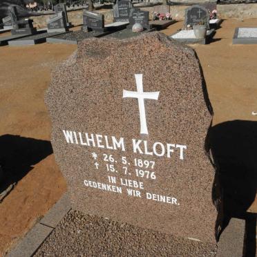 KLOFT Wilhelm 1897-1976