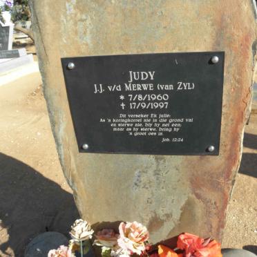 MERWE J.J., v.d. nee VAN ZYL 1960-1997