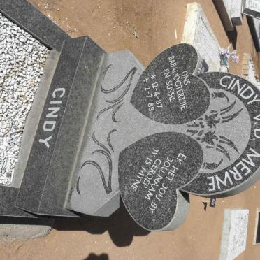 MERWE Cindy, v.d. 1987-1988
