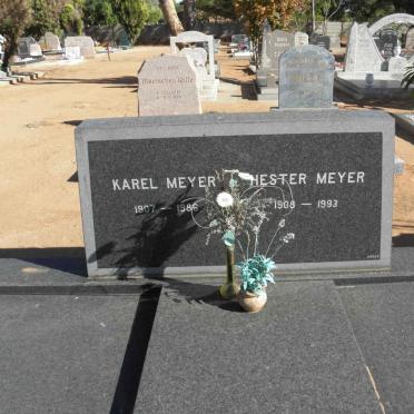 MEYER Karel 1907-1986 &amp; Hester 1908-1993