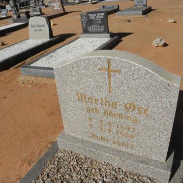 OSE Martha nee HORNING 1893-1986