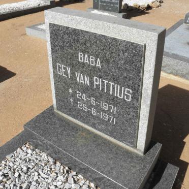 PITTIUS Gey, van 1971-1971