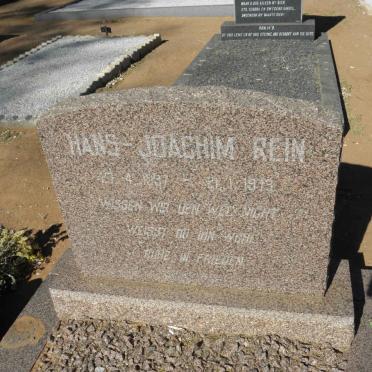 REIN Hans-Joachim 1937-1973