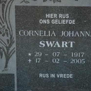 SWART Cornelia Johanna 1917-2005
