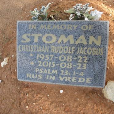 STOMAN Christiaan Rudolf Jacobus 1957-2015