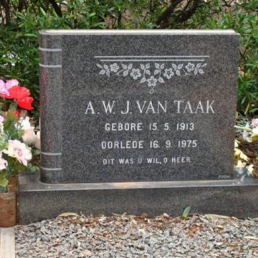 TAAK Adriaan Willem Jacobus, van 1913-1975