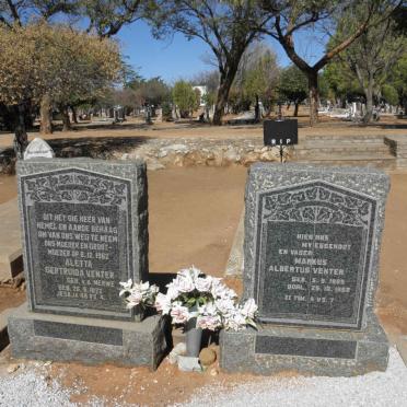 VENTER Markus Albertus 1869-1950 &amp; Aletta Gertruida V.D. MERWE 1872-1962