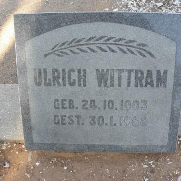 WITTRAM Ulrich 1903-1968