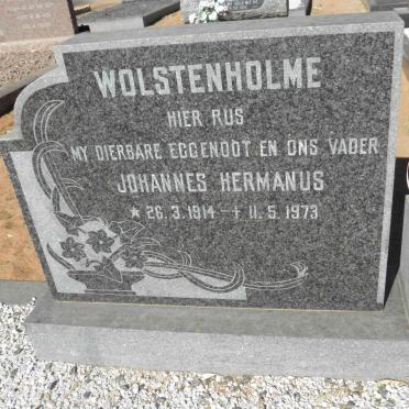 WOLSTENHOLME Johannes Hermanus 1914-1973