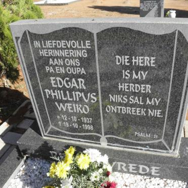 WEIKO Edgar Phillipus 1937-1998