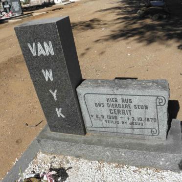 WYK Gerrit, van 1956-1970