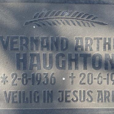 HAUGHTON Vernand Arthur 1936-1952