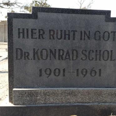 SCHOLZ Konrad 1901-1961