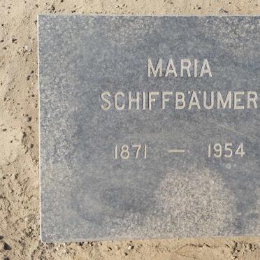 SCHIFFBÄUMER Maria 1871-1954