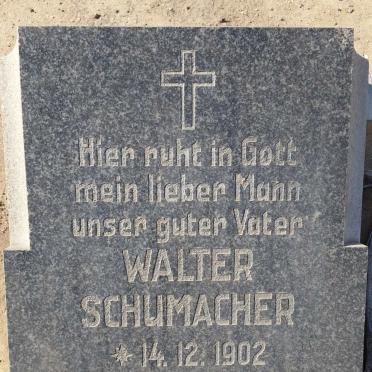 SCHUMACHER Walter 1902-1953