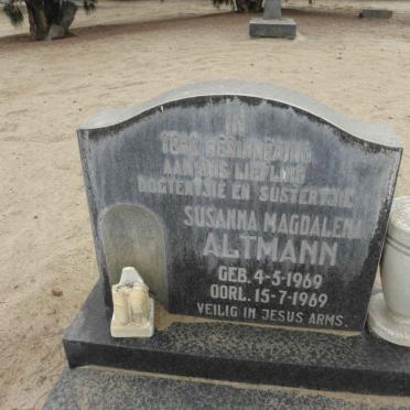 ALTMANN Susanna Magdalena 1969-1969